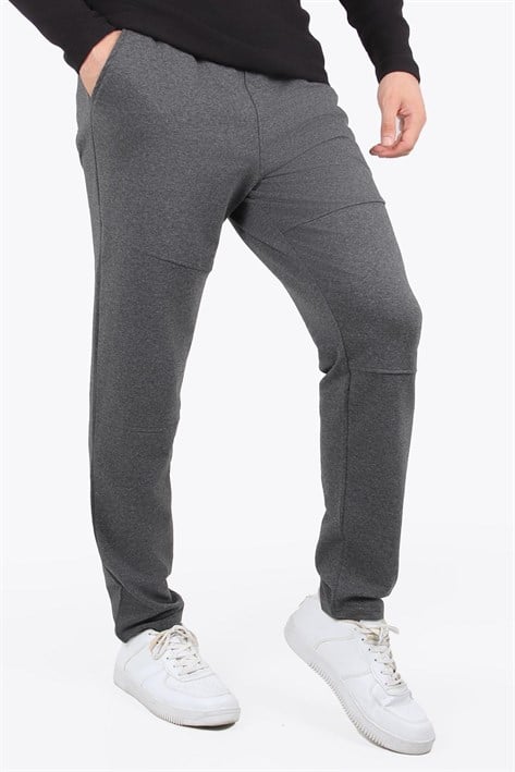 4075 Düz Paça Üç Parça Cepli Eşofman Altı