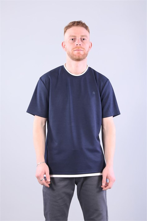 4091 O Yaka Etek Ucu Farklı T-shirt
