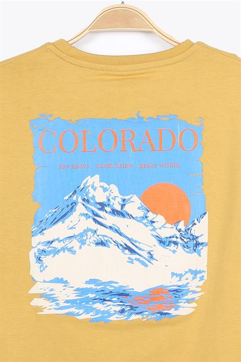 424049 Ges Colorado Baskılı Uzun Kol Body