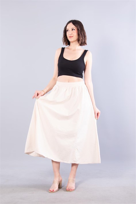 4449 Poplin Uzun Etek