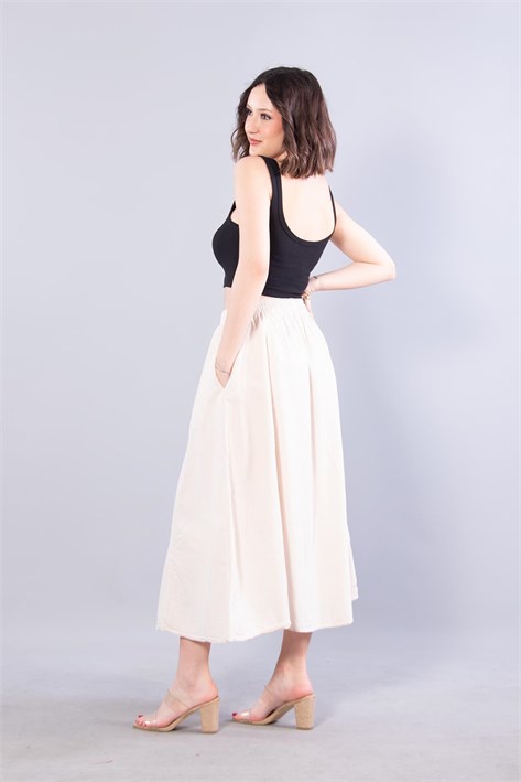 4449 Poplin Uzun Etek