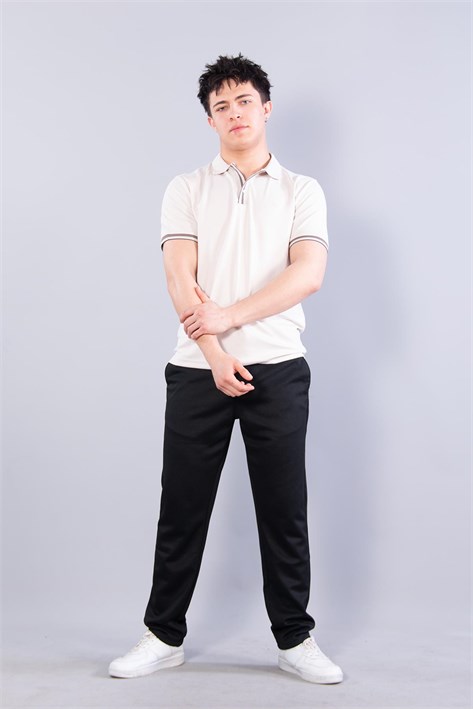 4667 Yakalı Modal T-shirt
