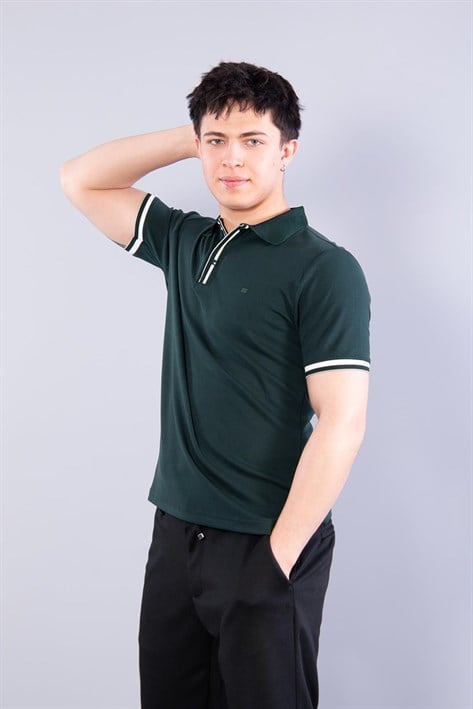 4667 Yakalı Modal T-shirt