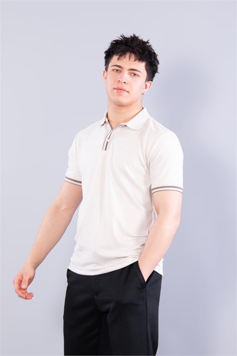 4667 Yakalı Modal T-shirt