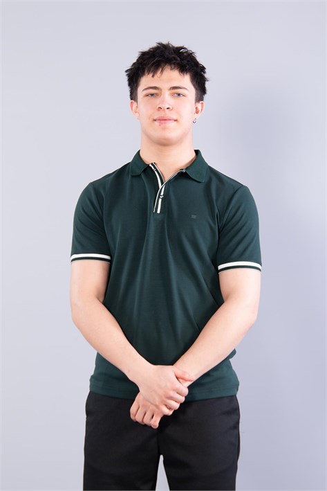 4667 Yakalı Modal T-shirt