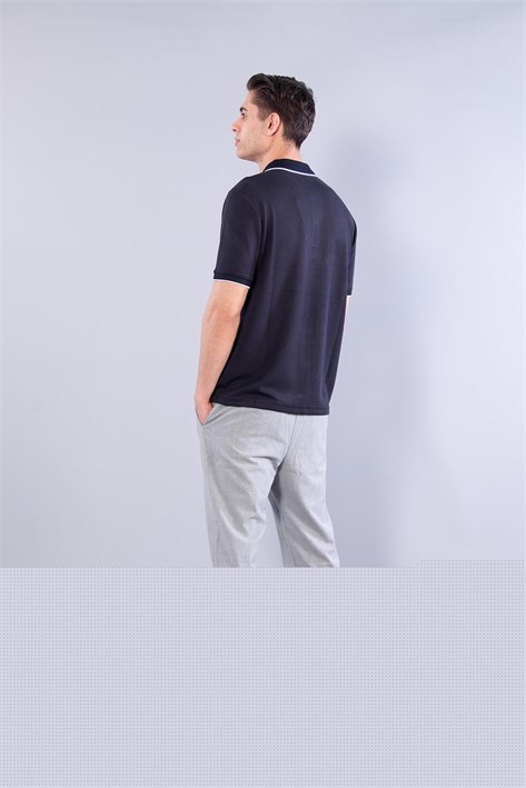 4675 Pike Modal Yakalı T-shirt