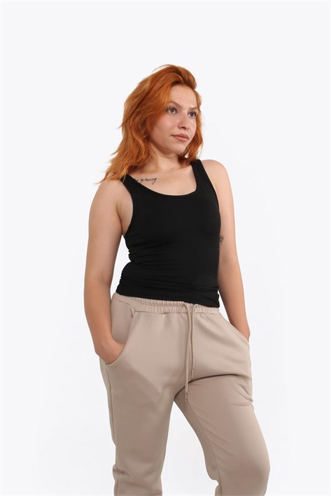 5058 İçi Kaplı Crop Atlet