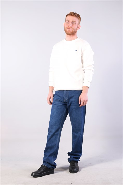 5906 (1218) O Yaka Dubleface İnterlok Sweat