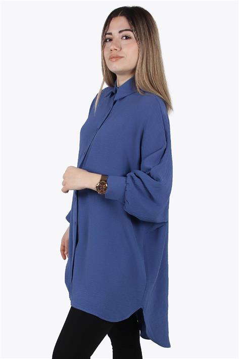 5914 Arkası Uzun Dirsek Kol Tunik