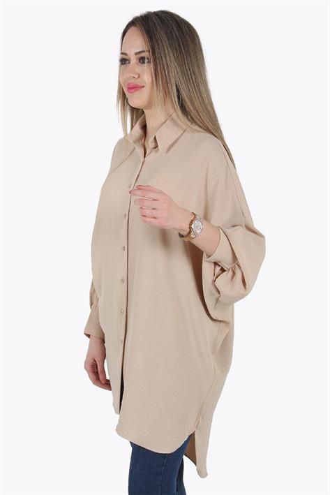 5914 Arkası Uzun Dirsek Kol Tunik