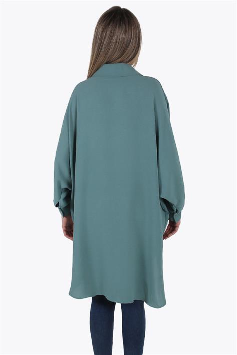 5914 Arkası Uzun Dirsek Kol Tunik