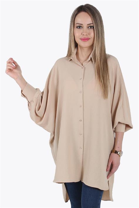 5914 Arkası Uzun Dirsek Kol Tunik