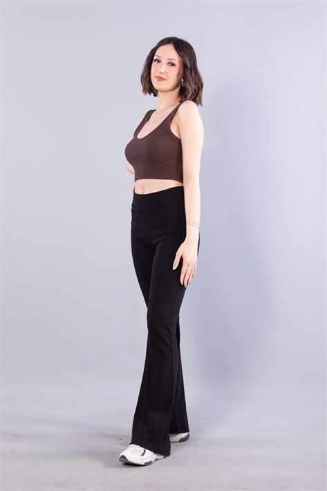 6695 (N-2299) V Yaka Kalın Askılı Kaşkorse Crop