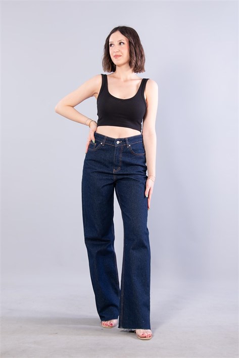 6695 (N-2299) V Yaka Kalın Askılı Kaşkorse Crop