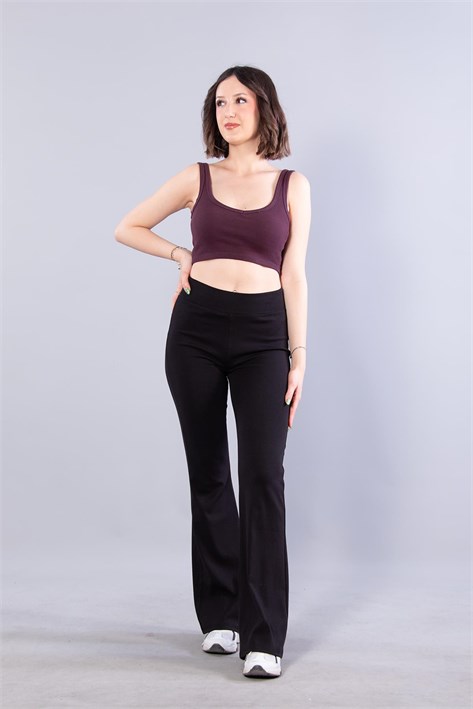 6695 (N-2299) V Yaka Kalın Askılı Kaşkorse Crop