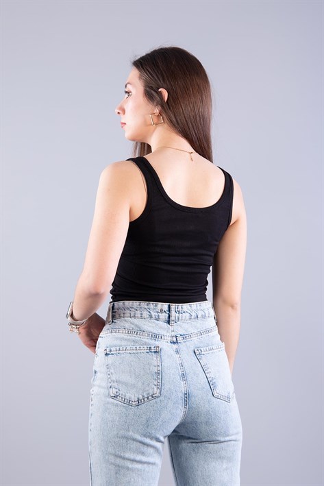 6699 (N-2351) Patlı Düğmeli Modal Kaşkorse Body