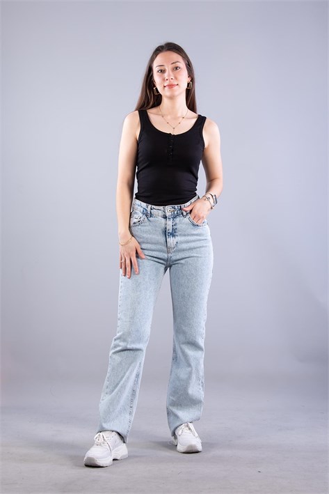 6699 (N-2351) Patlı Düğmeli Modal Kaşkorse Body