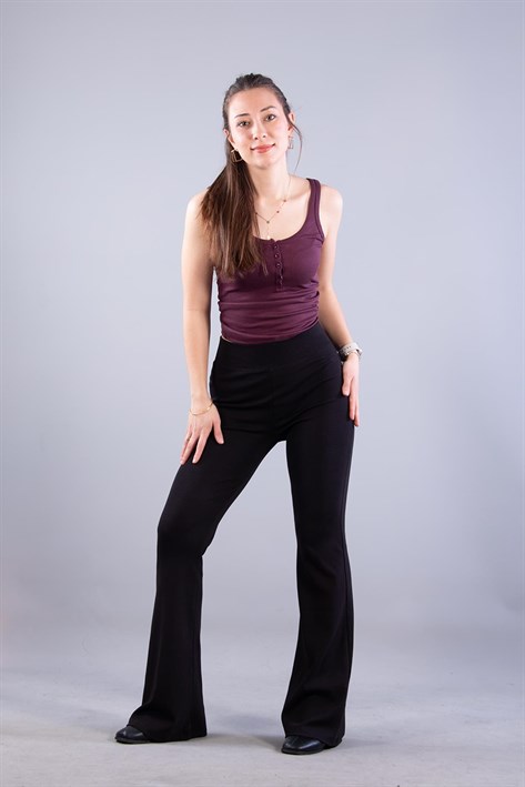 6699 (N-2351) Patlı Düğmeli Modal Kaşkorse Body