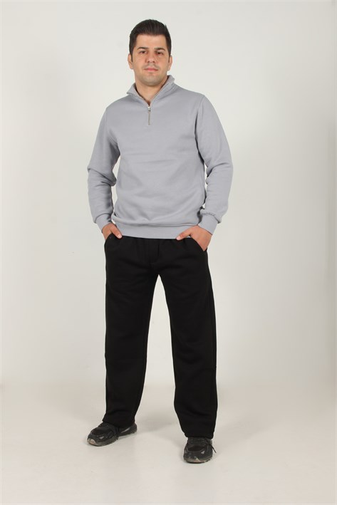 8040 Şardonlu Üç İplik Baggy Pantolon