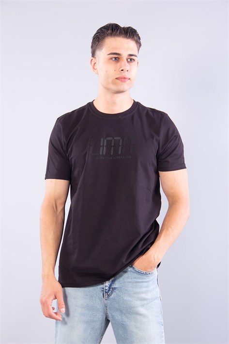 8262 Limit Baskılı O Yaka T-shirt