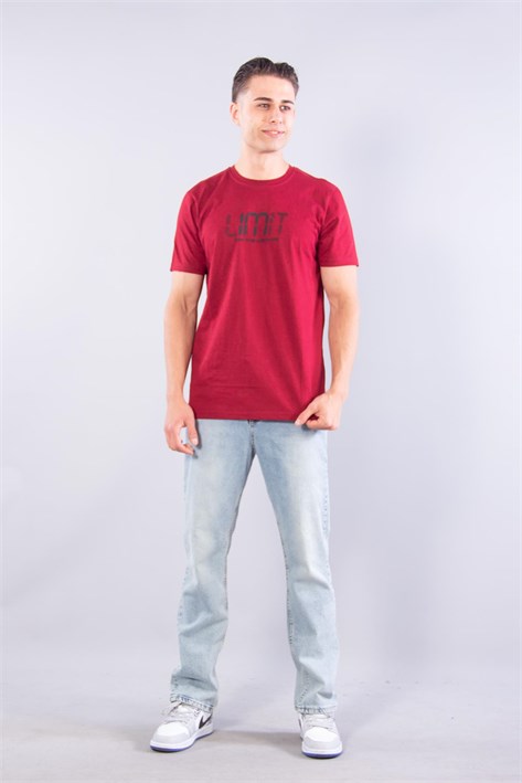 8262 Limit Baskılı O Yaka T-shirt