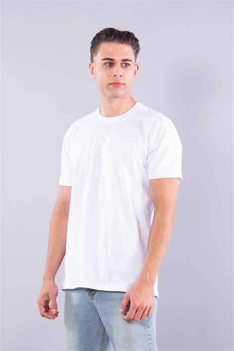 8262 Limit Baskılı O Yaka T-shirt