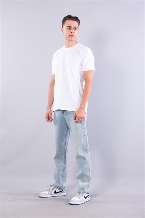 8262 Limit Baskılı O Yaka T-shirt