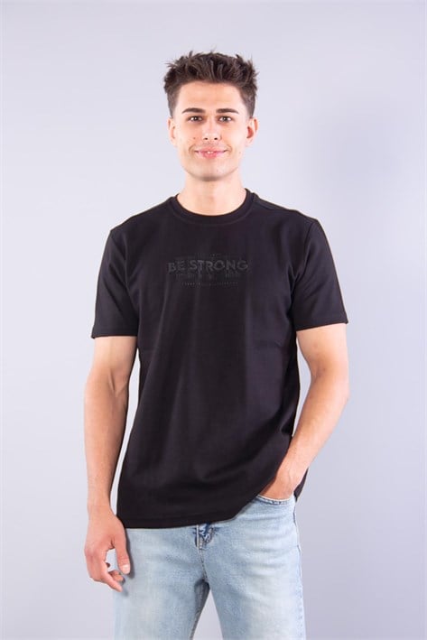 8321 Sıfır Yaka İnterlok Kumaş Be Strong T-shirt