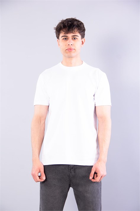 8325 You And I Cant Live To Baskılı O Yaka T-shirt