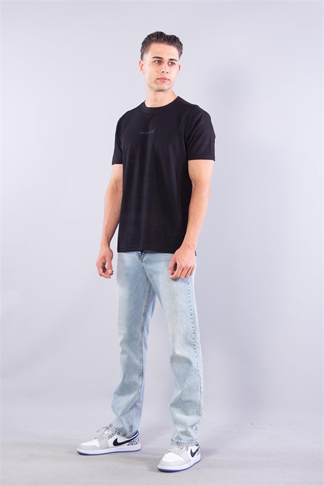 8337 Sıfır Yaka Fitilli Modal T-shirt