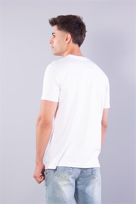 8342 Modal Overdo Yazılı O Yaka T-shirt