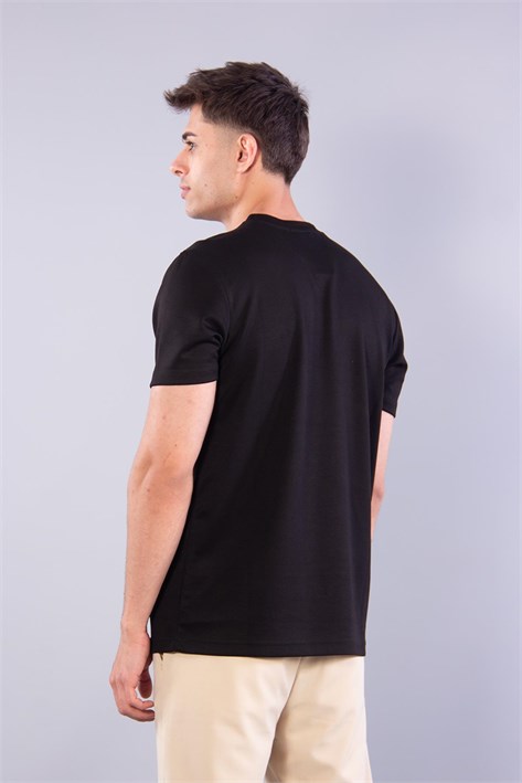 8342 Modal Overdo Yazılı O Yaka T-shirt