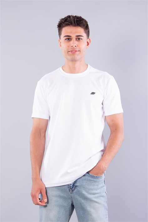 8342 Modal Overdo Yazılı O Yaka T-shirt