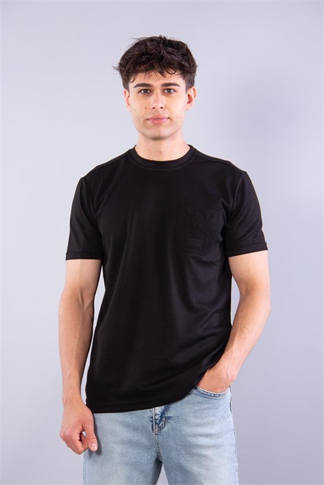 8371 Sıfır Yaka Modal T-shirt