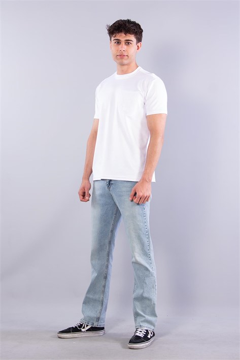 8371 Sıfır Yaka Modal T-shirt
