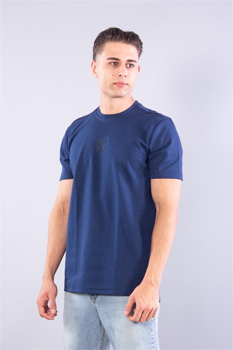 8376 O Yaka İnterlok Netsun Enjeksiyon Baskılı T-shirt