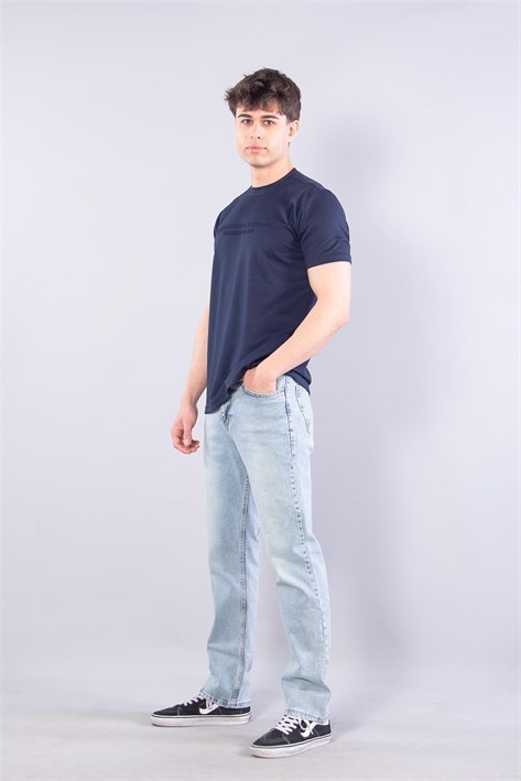 8377 All Those Moment Till Kabartma Baskılı O Yaka Modal T-shirt
