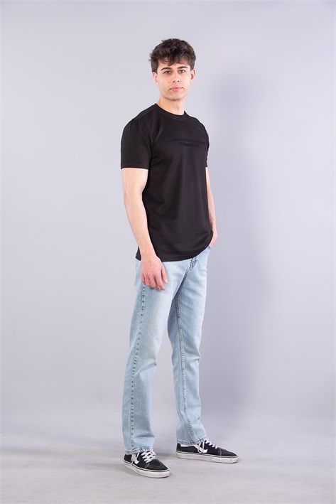 8377 All Those Moment Till Kabartma Baskılı O Yaka Modal T-shirt