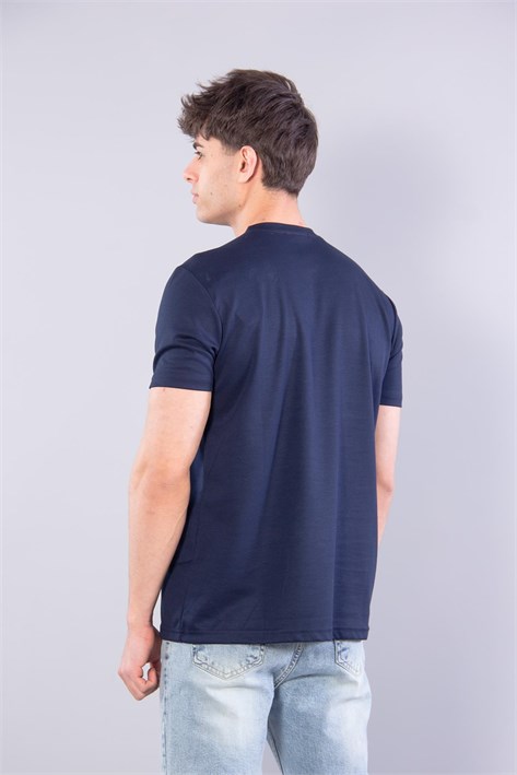 8377 All Those Moment Till Kabartma Baskılı O Yaka Modal T-shirt