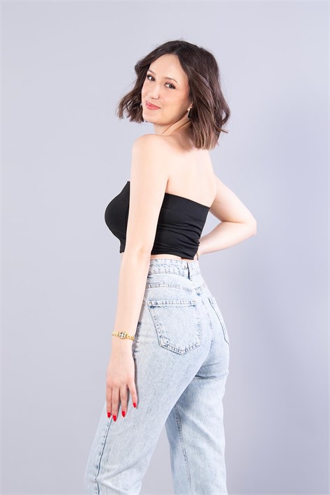 9006 Kaplı Düz Straplez