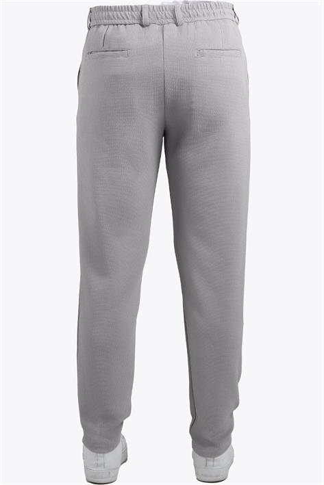 939 Tırtıklı Kumaş Beli Lastikli Pantolon