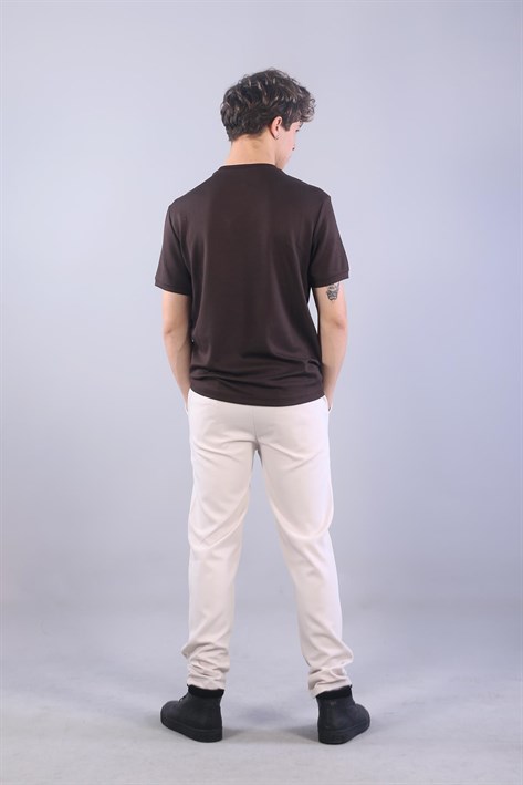 945 Diamond Beli Lastikli Jogger Pantolon