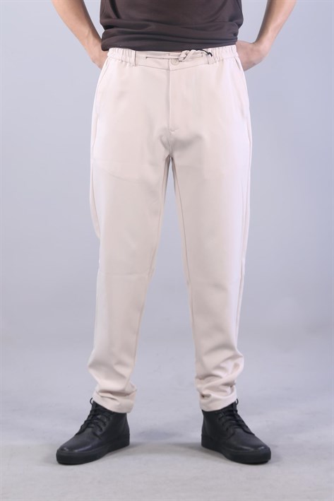 945 Diamond Beli Lastikli Jogger Pantolon
