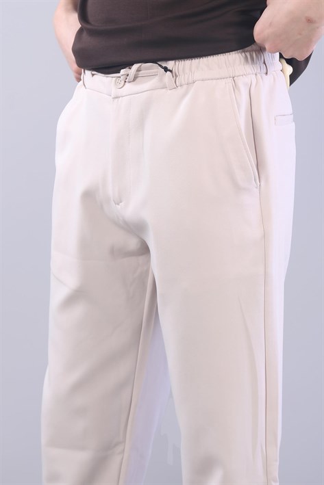 945 Diamond Beli Lastikli Jogger Pantolon