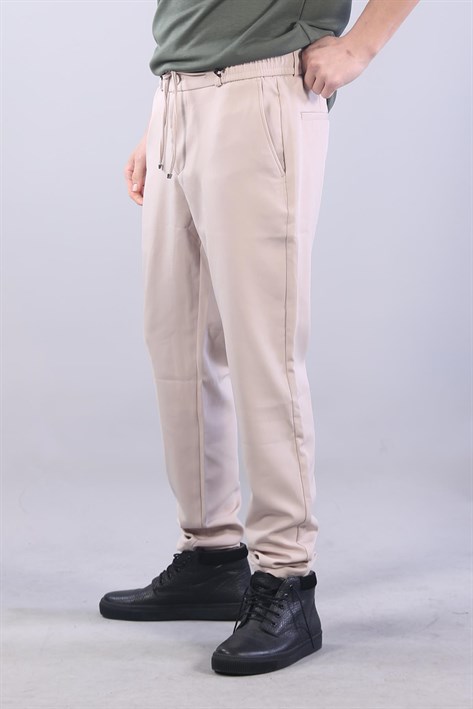 945 Diamond Beli Lastikli Jogger Pantolon