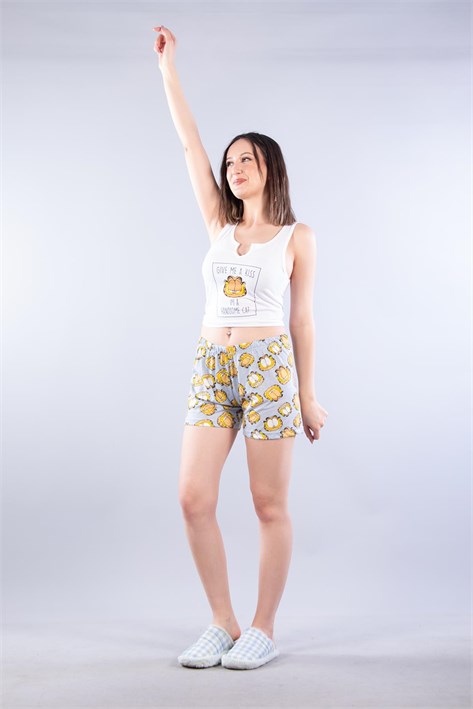 Askılı Şortlu Pijama Takımı
