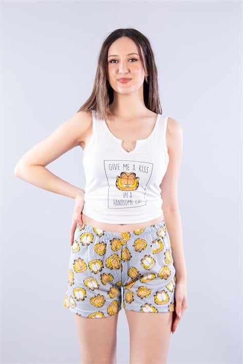 Askılı Şortlu Pijama Takımı