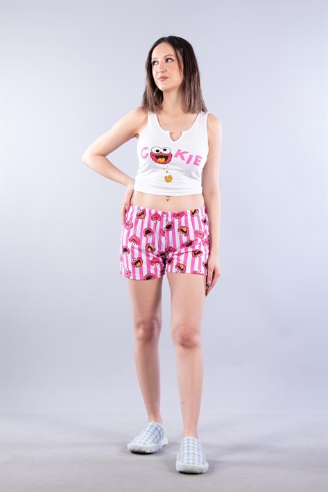 Askılı Şortlu Pijama Takımı