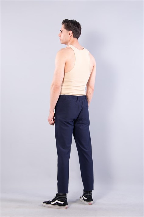 Beli İpli Pike Pantolon
