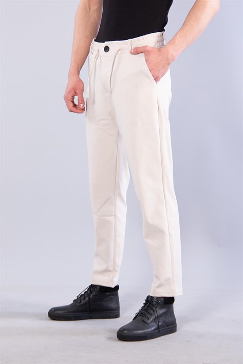 Beli İpli Pike Pantolon
